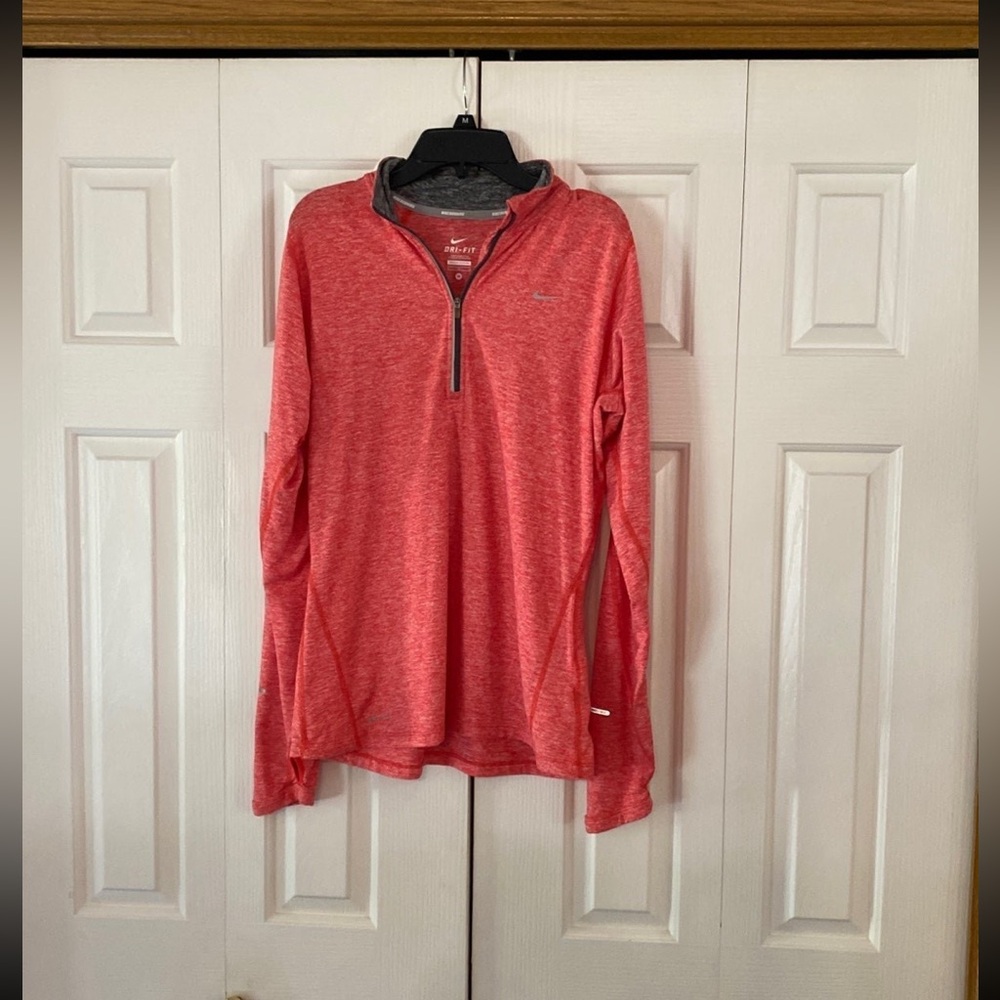 Nike 1/4 Zip Long Sleeve Shirt Sz M